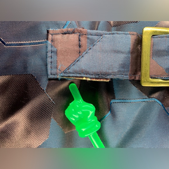 Leather Vest teal Reversible Country core Cottage core Vest - Picture 7 of 15